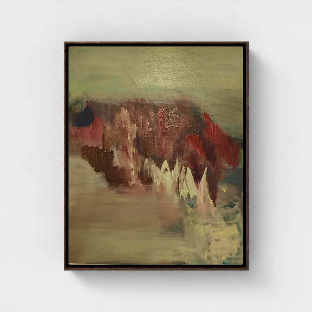 Abstract Mountain Landscape